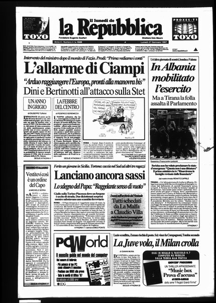 Il lunedì de La repubblica